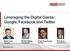 Leveraging the Digital Giants: Google, Facebook and Twitter