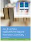 2013 Campus Recruitment Report Recruiters Summary. Recruiters Summary. Paul Smith & Matt Lam 11/4/13 CACEE/ACSEE