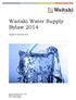 Waitaki Water Supply Bylaw 2014