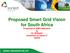 Proposed Smart Grid Vision for South Africa Presented to AMEU Members by Dr. M Bipath presented on behalf of SASGI