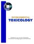 ENVIRONMENTAL TOXICOLOGY. Established in 1974 as the first undergraduate Environmental Toxicology program in the United States.