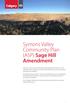 Symons Valley Community Plan (ASP) Sage Hill Amendment