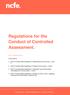 Regulations for the Conduct of Controlled Assessment.