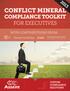 CONFLICT MINERAL COMPLIANCE TOOLKIT