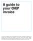 A guide to your CHEP invoice