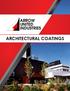 ARCHITECTURAL COATINGS