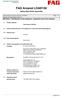 FAG Arcanol LOAD150. Safety Data Sheet (Australia) Page 1 / 11 Version 02. Supersedes version: 01