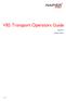 VBS Transport Operators Guide