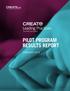 For Anti-Corruption PILOT PROGRAM RESULTS REPORT