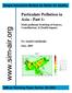 Particulate Pollution in Asia - Part 1: