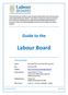 Guide to the. Labour Board or toll free.