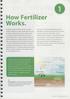 How Fertilizer Works.