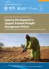 Proceedings of the Regional Workshops on Capacity Development to Support National Drought Management Policies