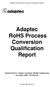 Adaptec RoHS Process Conversion Qualification Report