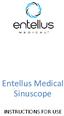 Entellus Medical Sinuscope INSTRUCTIONS FOR USE