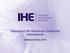 Integrating the Healthcare Enterprise International. Webinar Series 2015