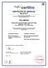 CERTIFICATE OF APPROVAL No CF 517 FSI LIMITED