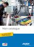 Main catalogue. Van racking systems in 100% aluminium MADE IN GERMANY