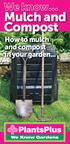 Mulch and Compost. How to mulch and compost in your garden...