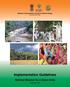 Ministry of Environment, Forests & Climate Change Government of India. Implementation Guidelines. National Mission for a Green India
