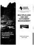 MULTIPLE LAND USE AND CATCHMENT MANAGEMENT