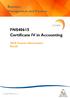 FNS40615 Certificate IV in Accounting