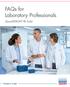 FAQs for Laboratory Professionals. QuantiFERON -TB Gold