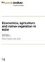Economics, agriculture and native vegetation in NSW