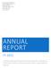 ANNUAL REPORT FY 2015
