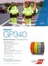 GP340 Reflective safety tape for high visibility garments