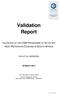 Validation Report 30 March 2012