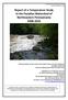 Report of a Temperature Study in the Paradise Watershed of Northeastern Pennsylvania