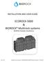 INSTALLATION AND USER GUIDE. ECOROCK-5000 & BIOROCK Multirock systems BIOROCK Multiple Installations