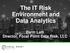 The IT Risk Environment and Data Analytics. Parm Lalli Director, Focal Point Data Risk, LLC
