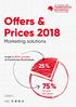 Offers & Prices 2018 Marketing solutions