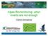 Algae Biomonitoring: when