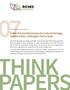 HINK. Public-Private Partnerships for Cultural Heritage: Opportunities, Challenges, Future Steps THINK PAPERS COLLECTION / 07