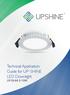 Technical Application Guide for UP-SHINE LED Downlight UP-DL W.