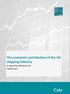 The economic contribution of the UK shipping industry. A report for Maritime UK