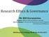 Research Ethics & Governance