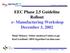 EEC Phase 2.5 Guideline Rollout e- Manufacturing Workshop December 3, 2002