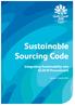 Sustainable Sourcing Code. Integrating Sustainability into GC2018 Procurement