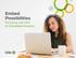 Embed Possibilities. Partnering with Qlik for Embedded Analytics