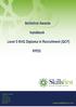 handbook Level 3 NVQ Diploma in Recruitment (QCF) RPD3