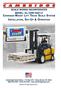 SPECIFICATIONS. Model CSW-10AT-LT Electronic Lift Truck Scale: Operating Temperature: 14 to 140 deg. F (-10 to 60 deg. C)