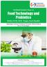 Food Technology and Probiotics