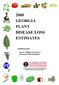 2000 Georgia Plant Disease Loss Estimates