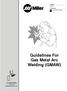 Guidelines For Gas Metal Arc Welding (GMAW) D. Processes.  MIG (GMAW) Welding