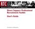 Research & Training Center on Community Living Direct Support Professional Recruitment Toolkit User s Guide