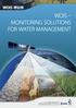 WOIS MONITORING SOLUTIONS FOR WATER MANAGEMENT